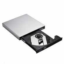 Load image into Gallery viewer, USB 2.0 Portable Ultra Slim External Slot-in DVD-RW CD-RW CD DVD ROM Player Drive Writer Rewriter Burner for PC