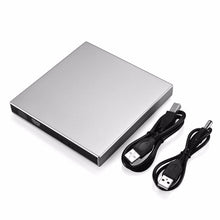 Load image into Gallery viewer, USB 2.0 Portable Ultra Slim External Slot-in DVD-RW CD-RW CD DVD ROM Player Drive Writer Rewriter Burner for PC