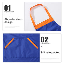 Load image into Gallery viewer, Solid Color Polyester Home Apron Antifouling Simple Adult Apron