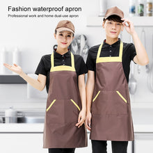 Load image into Gallery viewer, Solid Color Polyester Home Apron Antifouling Simple Adult Apron