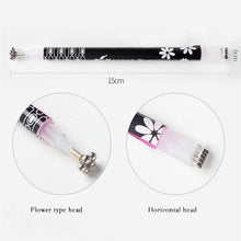 Load image into Gallery viewer, 3 PCS Cat Eye Gel Magnet Pen Double Head Magnetic Pen Plum Branding Flower Magnetic Pen Nail Cat Eye Magnet New Tool