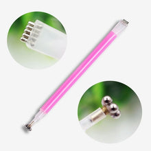Load image into Gallery viewer, 3 PCS Cat Eye Gel Magnet Pen Double Head Magnetic Pen Plum Branding Flower Magnetic Pen Nail Cat Eye Magnet New Tool