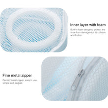 Load image into Gallery viewer, Nylon Laundry Bag Shoe Wash Trainer Sports Sneaker Tennis Boots Laundry Mesh Washing Bag, Mesh Washing Bag