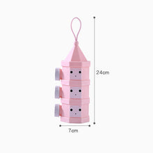 Load image into Gallery viewer, Outdoor Portable Detachable Layered Milk Powder Box Baby Sealed Milk Powder Box, 3 Grids, 4 Grids