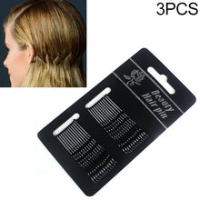 Load image into Gallery viewer, 3 PCS Female Black Gold Barrettes Hair Clips Headbands Hair Accessories