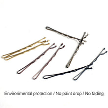 Load image into Gallery viewer, 3 PCS Female Black Gold Barrettes Hair Clips Headbands Hair Accessories