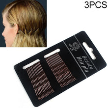 Load image into Gallery viewer, 3 PCS Female Black Gold Barrettes Hair Clips Headbands Hair Accessories