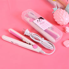 Load image into Gallery viewer, Mini Professional Hair Tools Smoothing Corrugated Travel Straightening Irons