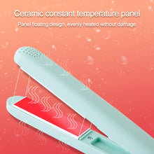 Load image into Gallery viewer, Mini Professional Hair Tools Smoothing Corrugated Travel Straightening Irons