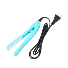 Load image into Gallery viewer, Mini Hair Straightener Ceramic Tourmaline Plates Curler