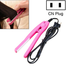 Load image into Gallery viewer, Mini Hair Straightener Ceramic Tourmaline Plates Curler
