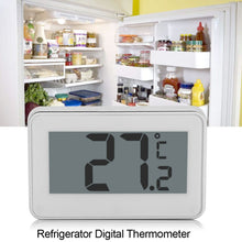 Load image into Gallery viewer, Large LCD Refrigerator Thermometer with Adjustable Stand  Magnet Digital Thermometer, Thermometer White