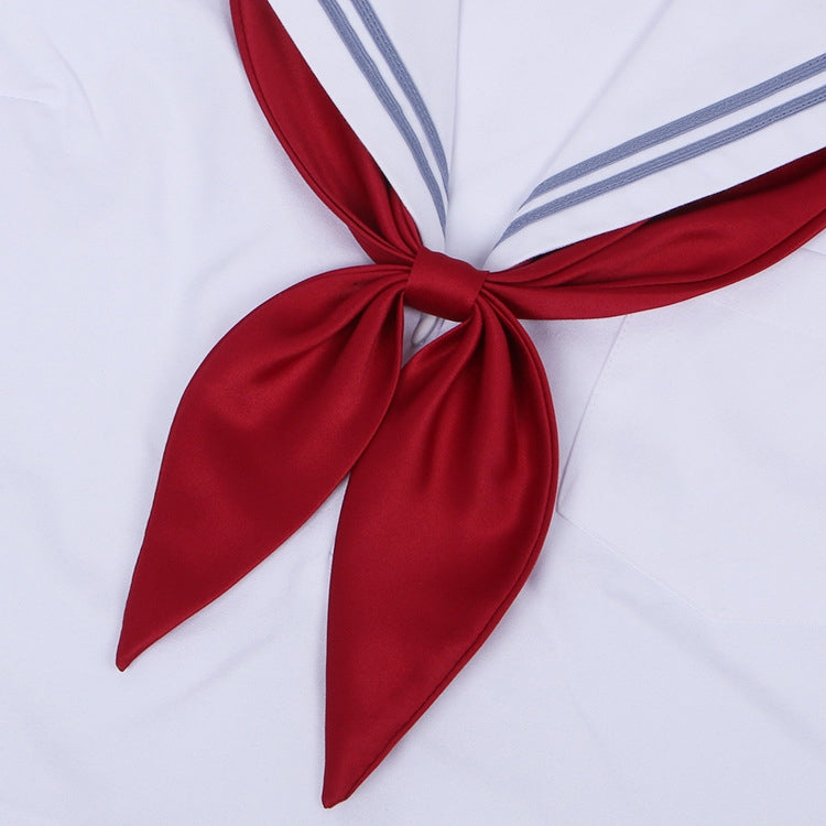 Women Polyester Silk Goldfish Knot Professional Bow Tie
