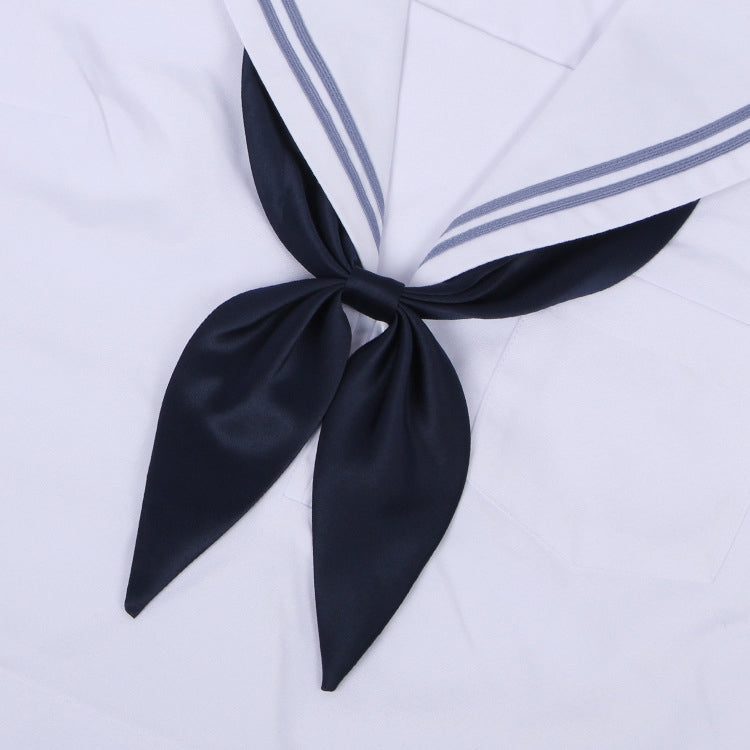 Women Polyester Silk Goldfish Knot Professional Bow Tie