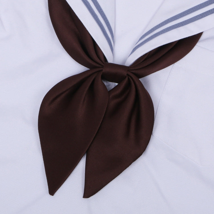 Women Polyester Silk Goldfish Knot Professional Bow Tie