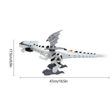 Load image into Gallery viewer, Mechanical Toys White Spray Electric Dinosaur Mechanical Pterosaur Dinosaur World Toy Dinosaur Model Children Gifts