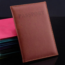 Load image into Gallery viewer, Artificial Leather Travel Passport Cover