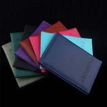 Load image into Gallery viewer, Artificial Leather Travel Passport Cover