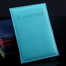 Load image into Gallery viewer, Artificial Leather Travel Passport Cover