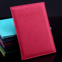Load image into Gallery viewer, Artificial Leather Travel Passport Cover