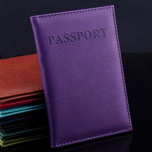 Load image into Gallery viewer, Artificial Leather Travel Passport Cover