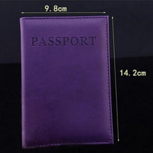 Load image into Gallery viewer, Artificial Leather Travel Passport Cover