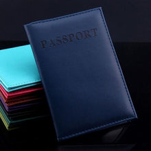 Load image into Gallery viewer, Artificial Leather Travel Passport Cover