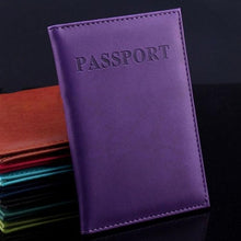 Load image into Gallery viewer, Artificial Leather Travel Passport Cover