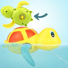 Load image into Gallery viewer, Cartoon Turtle Shape Clockwork Toy Babies Bathing Play Water Toy Children Educational Toy