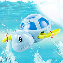 Load image into Gallery viewer, Cartoon Turtle Shape Clockwork Toy Babies Bathing Play Water Toy Children Educational Toy