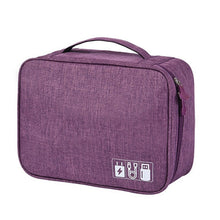 Load image into Gallery viewer, Digital Cable Bag Men Portable Travel Gadgets Pouch Power Cord Charger Headset Organizer
