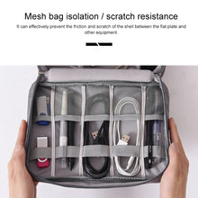 Load image into Gallery viewer, Digital Cable Bag Men Portable Travel Gadgets Pouch Power Cord Charger Headset Organizer