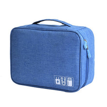 Load image into Gallery viewer, Digital Cable Bag Men Portable Travel Gadgets Pouch Power Cord Charger Headset Organizer