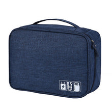 Load image into Gallery viewer, Digital Cable Bag Men Portable Travel Gadgets Pouch Power Cord Charger Headset Organizer