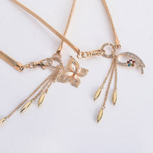Load image into Gallery viewer, Women Thin Belt Metal Rhinestone Decorative Waist Chain