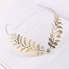 Load image into Gallery viewer, Women Fashion Headbands Crystal Alloy Hairbands Back Holder