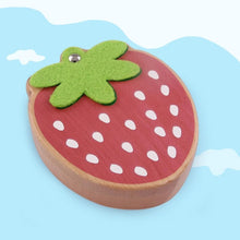 Load image into Gallery viewer, Strawberry Preserved Baby Teeth Wooden Preservation Box, Chinese Stickers, English Stickers