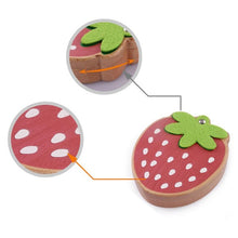Load image into Gallery viewer, Strawberry Preserved Baby Teeth Wooden Preservation Box, Chinese Stickers, English Stickers