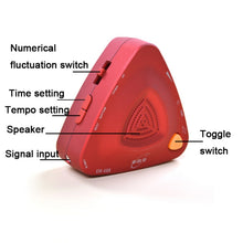 Load image into Gallery viewer, ENO EM-688 Electronic Vocal Rechargeable Metronome For Piano/Guitar/Drum/Guzheng/Violin, EM-688 (Black), EM-688 (Red), EM-688 (Blue)