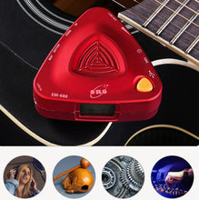 Load image into Gallery viewer, ENO EM-688 Electronic Vocal Rechargeable Metronome For Piano/Guitar/Drum/Guzheng/Violin, EM-688 (Black), EM-688 (Red), EM-688 (Blue)