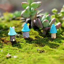 Load image into Gallery viewer, 2 PCS Cartoon Tree House Moss Micro-landscape Fleshy Ornaments Jewelry, Random Style Delivery, Cartoon Tree House Ornaments