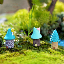 Load image into Gallery viewer, 2 PCS Cartoon Tree House Moss Micro-landscape Fleshy Ornaments Jewelry, Random Style Delivery, Cartoon Tree House Ornaments
