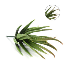 Load image into Gallery viewer, Artificial Mini Aloe Plastic Plants Craft Floristry Landscape Garden Family Office Decoration, Green not Flocked, Flocking Green Red Tip, Flocking Green Yellow Tip