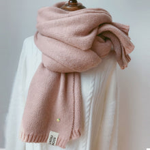 Load image into Gallery viewer, Pineapple Pattern Thick Knit Double-sided Scarf, Length: 200cm