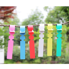 Load image into Gallery viewer, 100 PCS Gardening Plant Sapling Seed Hanging Tree Label, Plant Label 5 Yellow, Plant Label 5 Green, Plant Label 5 Blue, Plant Label 5 Red, Plant Label 5 White, Plant Label 5 Pink