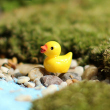 Load image into Gallery viewer, 5 PCS Mini Doll House Accessories Resin Three-dimensional Small Yellow Duck Plant Decoration, Yellow Duck Plant Decoration