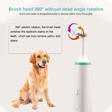 Load image into Gallery viewer, Pet Electric Toothbrush Tooth Polisher Oral Cleaning Plaque Removal Tool