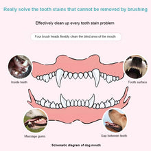 Load image into Gallery viewer, Pet Electric Toothbrush Tooth Polisher Oral Cleaning Plaque Removal Tool