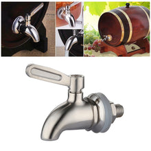 Load image into Gallery viewer, Drink Dispenser Beverage Wine Barrel Tap Spigot Stainless Steel Coffee Juice Faucet, 12mm, 16mm