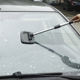 Automobile Windshield Cleaning Wipe Aluminum Alloy Telescopic Car Wash Window Brush, Windshield Cleaning Wipe